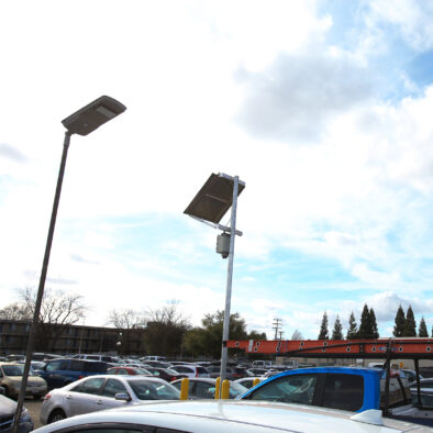 SUNLIKE all-in-one design solar area light has been installed in VA hospital center.