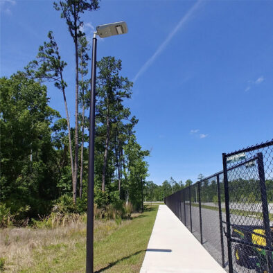 SUNLIKE all-in-one design fixture has been installed in the palm valley academy for a pathway lighting purpose.