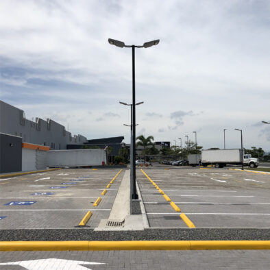 SUNIKE all-in-one solar fixtures has been installed at philips medical center packing lot at costa rica