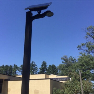 Northwestern Michigan College Installed CEGONIA PRO 30W and many trees and buildings around it